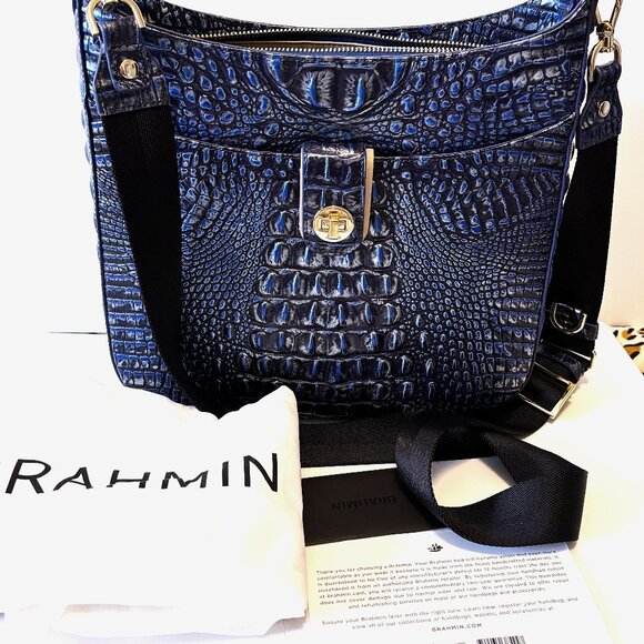 BRAHMIN Handbags - Brahmin Leia Kyanite Melbourne Crossbody